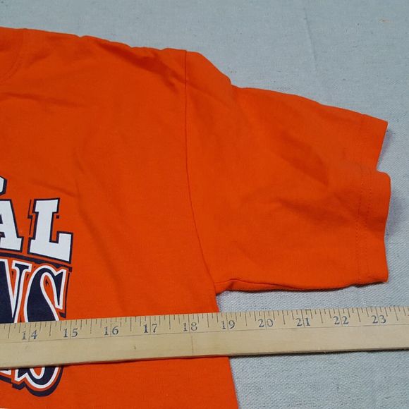 Auburn Tigers Shirt Mens Medium Orange Short Sleeve Spell Out 2010 Champions - Picture 6 of 11